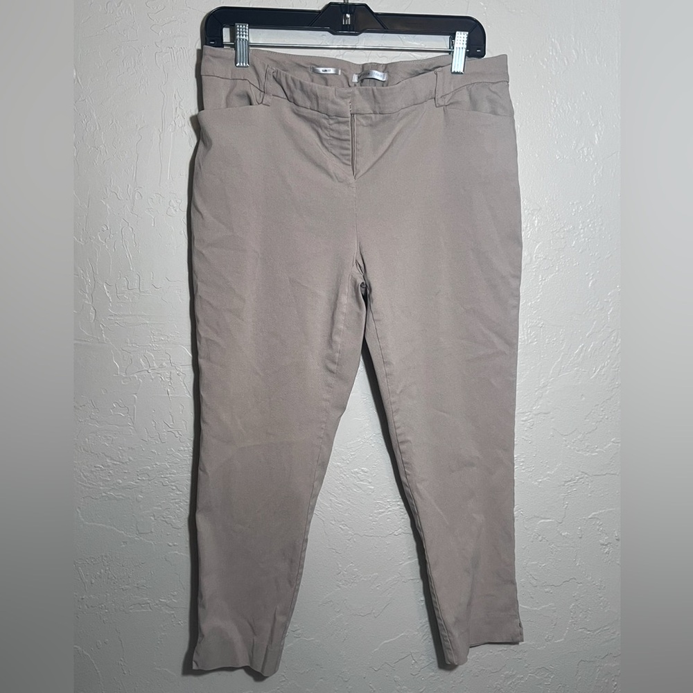 VAN HEUSEN_STUDIO SLIM FIT BEIGE/TAN PANTS SIZE 12